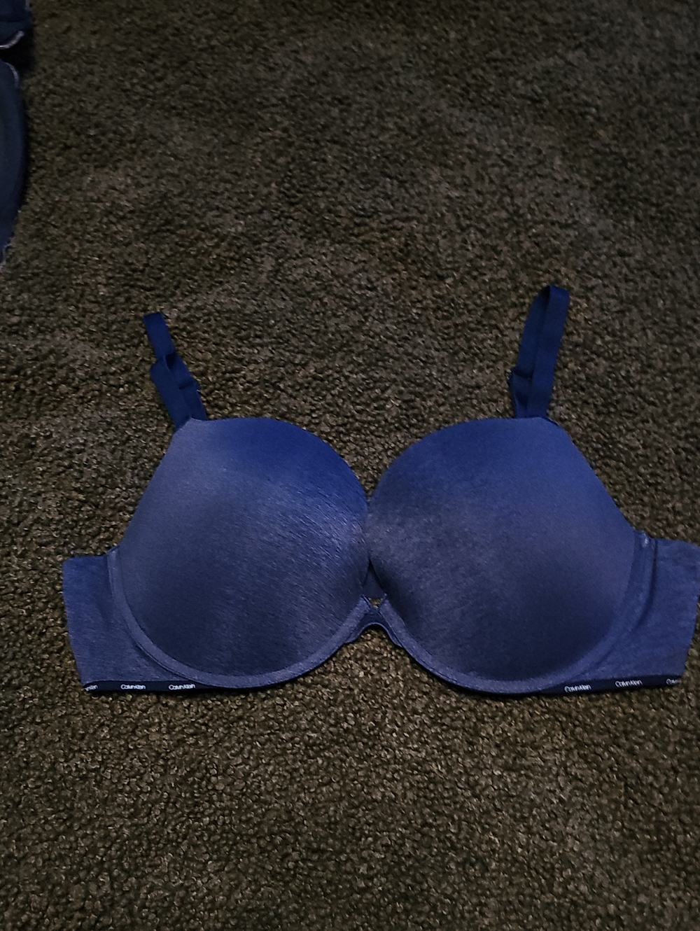 Calvin Klein Navy Blue T-Shirt Bra
